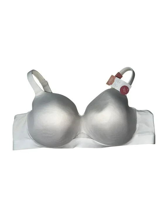 Cacique Lightly Lined Balconette 46D Bright White Hidden Underwire NWT - Picture 4 of 13